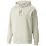 Puma Men's Better Hoodie TR Pebble Beige Pullover with Drawstring Hood and Kangaroo Pocket