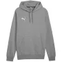 PUMA Team Goal Casuals Hoody Medium Grey Men's Regular Fit Pullover