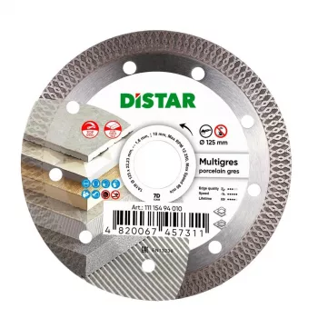 DISTAR MULTIGRES Diamond Blade 125 x 1.4 x 10 x 22.23mm