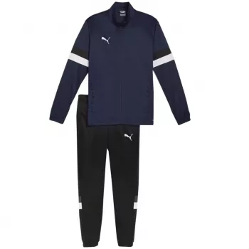 PUMA Men's Team Rise Tracksuit Navy Blue/Black Size XL