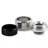 Thermal Grizzly DeltaMate Compression Fitting, Brass - Gloss Nickel, HT16, 6-Pack