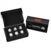 Thermal Grizzly DeltaMate Compression Fitting, Brass - Gloss Nickel, HT16, 6-Pack