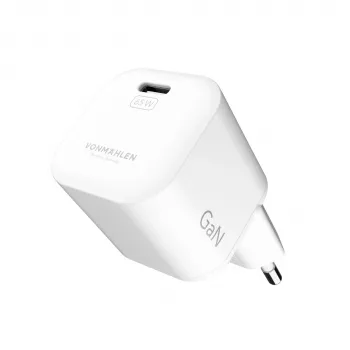 Vonmählen Unity Nano GaN 65W White USB-C Charger