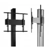 B-TECH AV SYSTEM X Universal Flat Screen Floor Stand VESA 600x400 1.8m