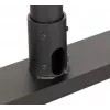 B-TECH AV System X Universal Low Level Flat Screen Trolley (VESA 600 x 400) - 0.75m Ø50mm Poles, 32 inch-70 inch, 50kg, Black