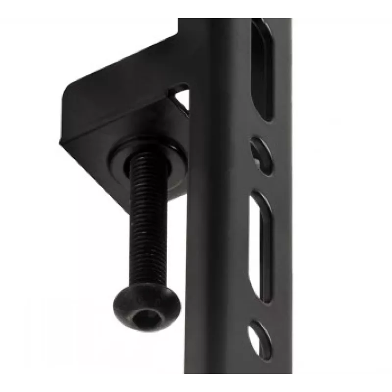 B-TECH AV System X Universal Low Level Flat Screen Trolley (VESA 600 x 400) - 0.75m Ø50mm Poles, 32 inch-70 inch, 50kg, Black