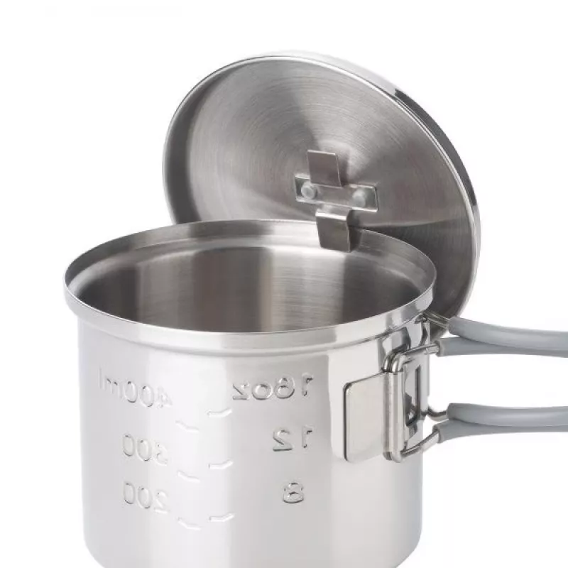ESBIT PT625ST Camping Cookware Pot 0.625 L Stainless Steel