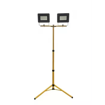 Tripod LED Floodlight 2x50W 8500lm IP65 Cool White
