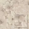 Wallpaper Avellino 363331 - 1.06m Width, Hot-Stamped Vinyl on Non-Woven, Beige/Cream Textured, 10.05m Roll