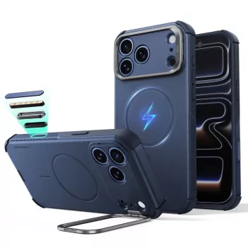 ESR Cyber Tough Kickstand MagSafe Case for iPhone 17 Pro / 18 Pro - Blue
