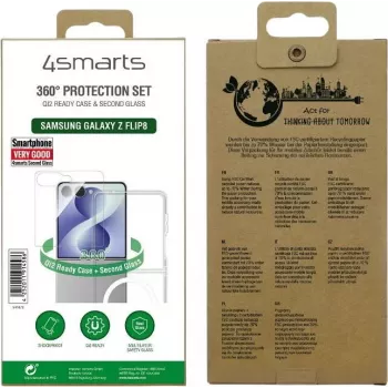 4smarts 360° Protection Set for Samsung Galaxy Z Flip5 - Transparent