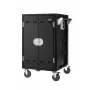 LEBA Futura 20 Notebook Charging Cart for 20 Laptops up to 16 Inches, Light Grey
