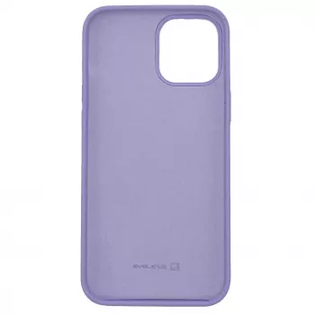 Evelatus Apple iPhone 12 Pro Max Premium Soft Touch Silicone Case Pale Purple