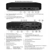 HP Renewed EliteDesk 800 G6 Desktop Mini PC - Intel Core i5-10500T, 16GB RAM, 256GB SSD, Intel UHD Graphics 630, Windows 11 Pro (Grade A)