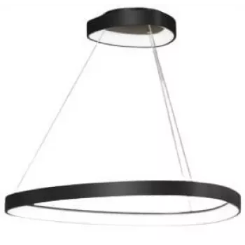 Kotila 62cm Matte Black Metal Pendant Lamp E27