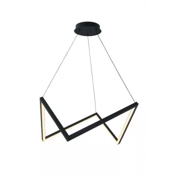 Luminaire Pendant 40W LED 2400LM Matte Black