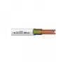 BVV-LL 2x1 mm² White PVC Insulated Electrical Cable, 50 m Coil