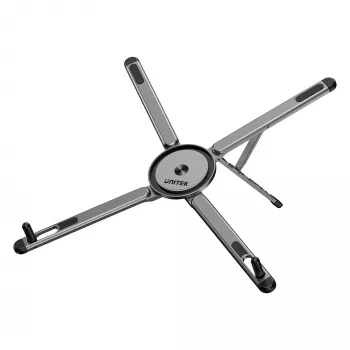 UNITEK Mag-Fold Foldable Magnetic Stand for Phone, Tablet and Laptop with Tripod Function, Space Grey