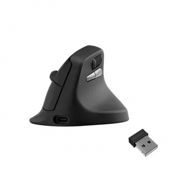 Keychron M5-A29 Vertical PixArt 3311 1K Black Ergonomic Wireless Gaming Mouse