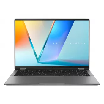 ASUS Vivobook 16 Flip TP3607AA-FLIP-DISSI4X Copilot+ PC 2-in-1 Laptop, 16 inch WUXGA OLED Touch, Intel Core Ultra 9 386H, 32GB LPDDR5x, 1TB SSD, Windows 11 Pro, French AZERTY keyboard