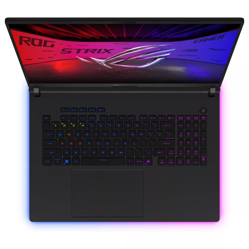 ASUS ROG Strix Scar 18 G835LXG-TQ328W Gaming Laptop, 18 inch QHD+ 240Hz, Intel Core i9, RTX 5090, 128GB RAM, 8TB SSD, Win11 Home, German Keyboard