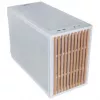 Lian Li DAN Cases B4 Wood Edition Micro-ATX Case - Beech, White