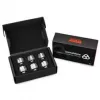 Thermal Grizzly DeltaMate Compression Fitting, Brass - Gloss Nickel, ST13, 6-Pack