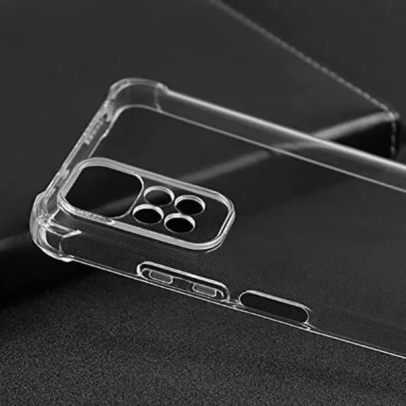 Evelatus Xiaomi Redmi Note 11/11S Military Shockproof Silicone Case TPU Transparent