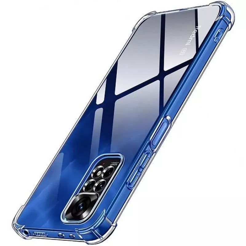 Evelatus Xiaomi Redmi Note 11/11S Military Shockproof Silicone Case TPU Transparent