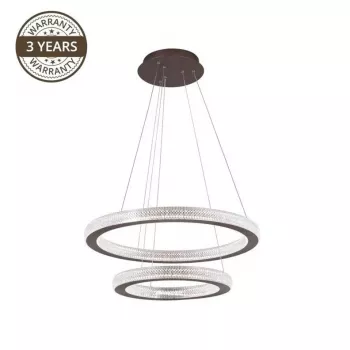 Pendant Lamp Rich 19111-M 63W LED Chrome 600mm Warm White 4410lm