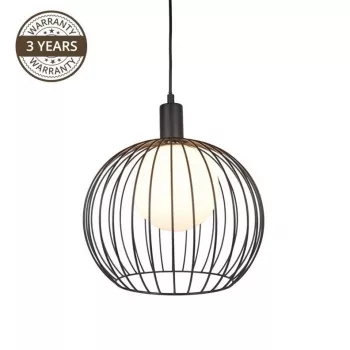 Pendant Lamp Inkin P15322A-D30 20W G9 Modern Chrome and Glass Ceiling Light