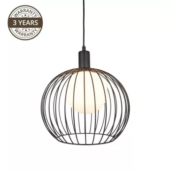 Pendant Lamp Inkin P15322A-D30 20W G9 Modern Chrome and Glass Ceiling Light