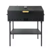 ŠAŠLYKINE MGL-3 TEXASCLUB Charcoal BBQ Grill with Lid, 80x33x20 cm, Black