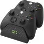 Venom Twin Docking Station for Xbox Series X|S and Xbox One - Dual Controller Charger with 2x NiMH 850 mAh Rechargeable Battery Packs - LED Indicators - Black