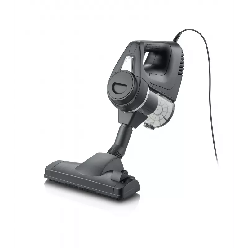 Severin CY 007080 Bagless Cylinder Vacuum Cleaner with HEPA 13 Filter, Multi-Cyclone Technology, 750 W, Black/Red