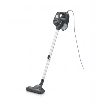 Severin CY 007080 Bagless Cylinder Vacuum Cleaner with HEPA 13 Filter, Multi-Cyclone Technology, 750 W, Black/Red