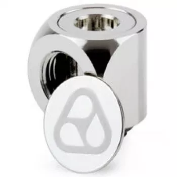 Thermal Grizzly DeltaMate Rotary 90° Adapter G1/4 inch - Gloss Nickel