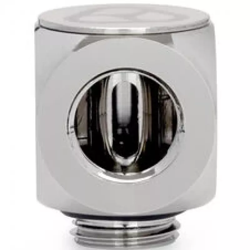 Thermal Grizzly DeltaMate Rotary 90° Adapter G1/4 inch - Gloss Nickel