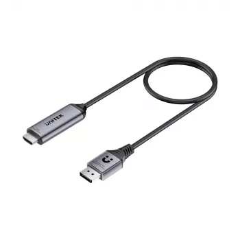 UNITEK DisplayPort 1.4 to HDMI 2.1 Active Cable 8K@60Hz HDR DSC 1.8m