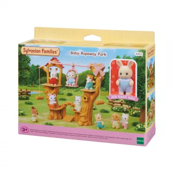 Sylvanian Families Baby Ropeway Playset with Baby Monkey Figure
