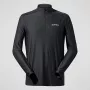 Berghaus 24/7 Tech Tee LS HZ Men's Long Sleeve Half-Zip Top Jet Black