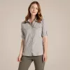 Craghoppers NosiLife Adventure LS Shirt III Women's Travel Shirt - Soft Mushroom