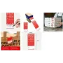 Avery FTSEALR-250 Bon Appetit Tamper-Evident Seal Labels, 40 x 95 mm, Red/White, Permanent, 250 Labels