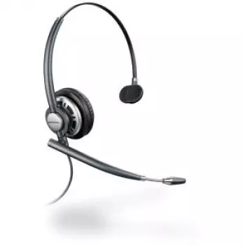 Poly EncorePro HW710 Wired Monaural Headset with Noise-Cancelling Microphone, Quick Disconnect, Black