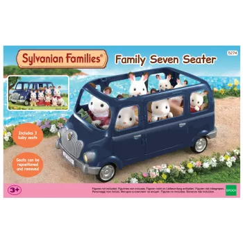 EPOCH Sylvanian Families Seven-Seater Family Car - Burgundy Red
