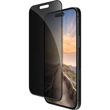 dbramante1928 Eco-shield Privacy Screen Protector for Apple iPhone 17 Pro - Black Frame