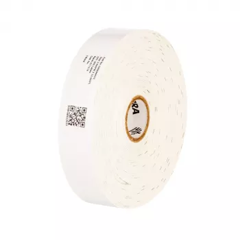 Zebra Z-Band Direct Next Generation Polypropylene Adult Wristbands, White, 200 per Roll, 6 Rolls (1200 Total)