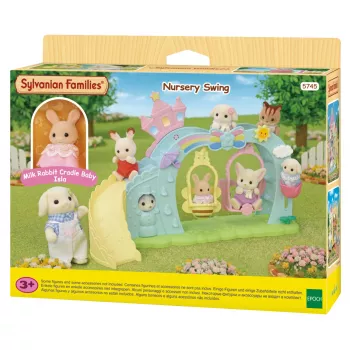 EPOCH Sylvanian Families Adventure Kindergarten Swing with Figure