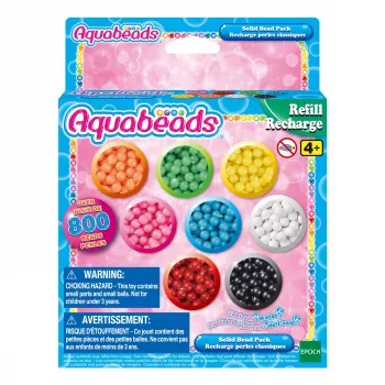 EPOCH Aquabeads Solid Beads Refill Pack – Red, 600 Pieces