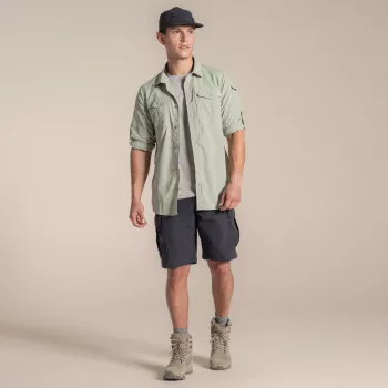 Craghoppers NosiLife Adventure LS Shirt III Men's Travel Shirt - Bay Leaf, Medium